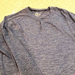 Long sleeve, 2XL, Russell Fri power, Henley style